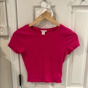 Bozzolo Hot Pink Crop Top